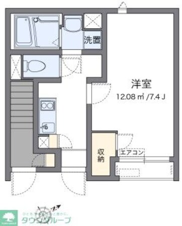 クレイノプローストの物件間取画像